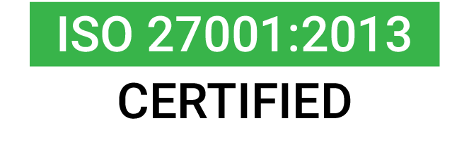 ISO 27001:2013 Certified