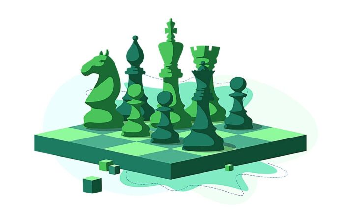 Graphic of a chess board