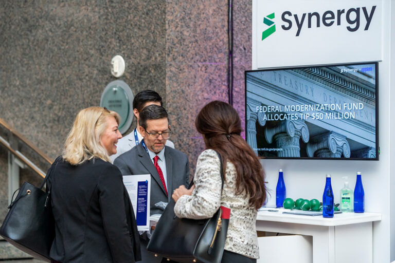 Synergy's booth at Appian Government