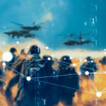 Abstract image representing Army modernization and contracting systems.